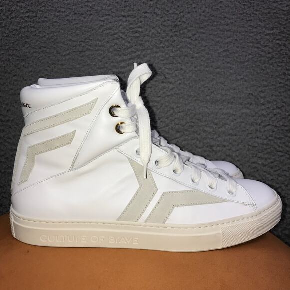 C.o.b By Culture Of Brave Mens sneaker in White size 40 - Picture 3 of 10
